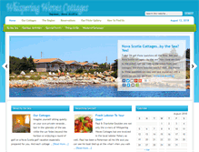 Tablet Screenshot of novascotiacottages.info